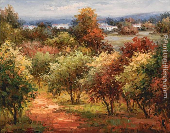 Sun Dappled Country Road
